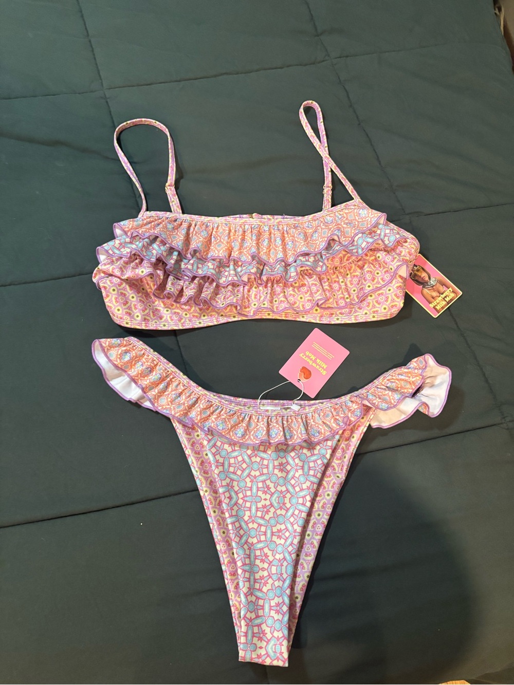 Strawberry Milk Mob Little Miss bikini set